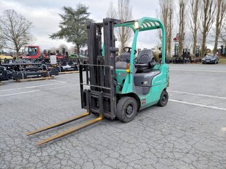 Four wheel front forklift Mitsubishi FG15N