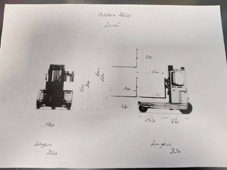 Multidirectional sideloader Hubtex MQ40