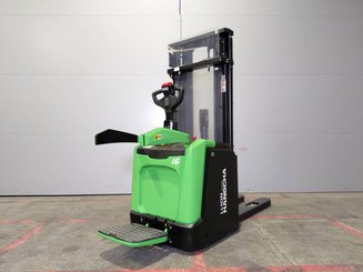 Stacker truck with folding platform Hangcha CDD16-XT1S-SI - 1